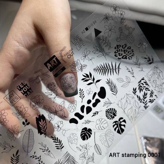 ART Stamping Пластина для стемпінгу Large 0001, №: 0001, image _ab__is.image_number.default