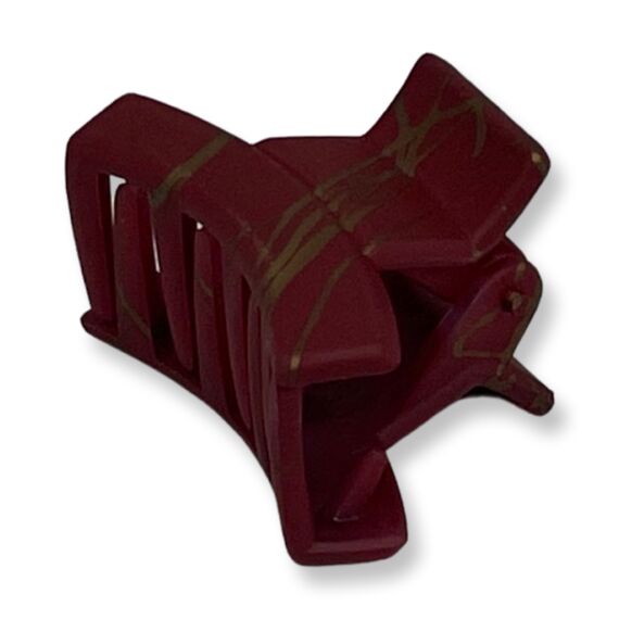 Краб для волосся малий прямокутний мармур, 1 шт, image _ab__is.image_number.default