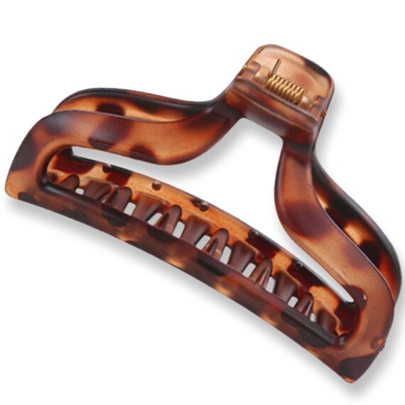 Краб для волосся середній леопардовий, 1 шт, image 