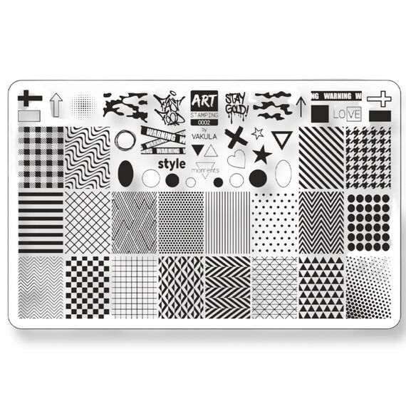 ART Stamping Пластина для стемпінгу Large 0002, №: 0002, image 