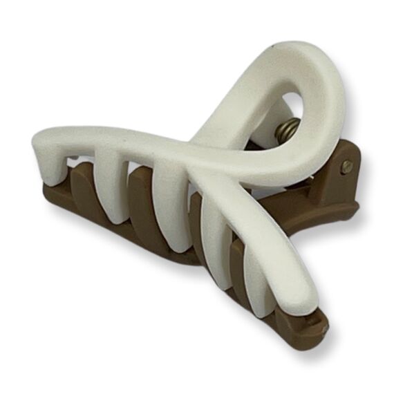 Краб для волосся малий фігурний тонкий двохколірний, 1 шт, image _ab__is.image_number.default