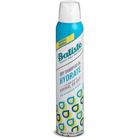 BATISTE Dry Shampoo Hydrate Сухий шампунь зі зволожуючим ефектом, 200 мл, image _ab__is.image_number.default
