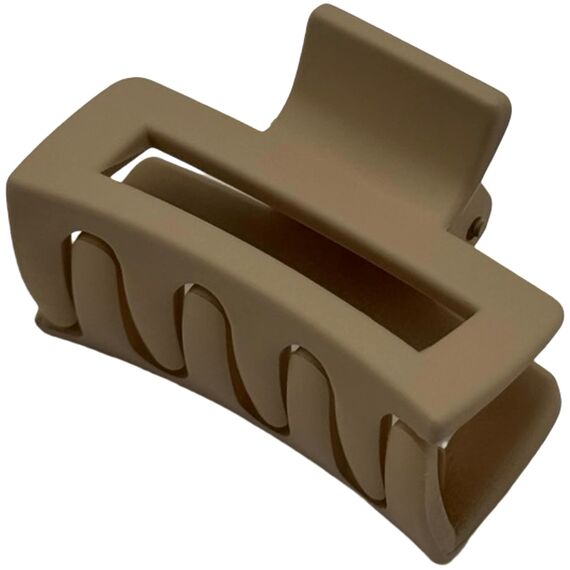 Краб для волосся малий матовий прямокутний, 1 шт, image _ab__is.image_number.default