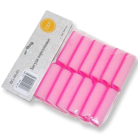 YRE Бігуді поролонові діаметер 20 мм (12 шт/уп) BG-06-01, image 