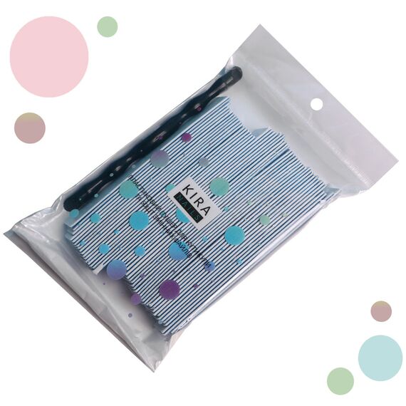 KIRA NAILS Пластиковий пушер і 50 змінних абразивів 120 гріт, image _ab__is.image_number.default