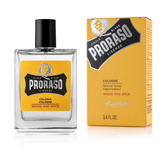 PRORASO Cologne Wood & Spice Одеколон, 100 мл (400770), Об'єм: 100 мл, Аромат: Wood & Spice, image 