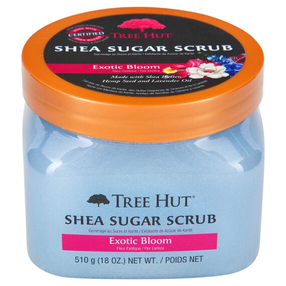 TREE HUT Shea Sugar Scrub Скраб для тіла Exotic Bloom, 510 г, Об'єм: 510 г, Аромат: Exotic Bloom, image 
