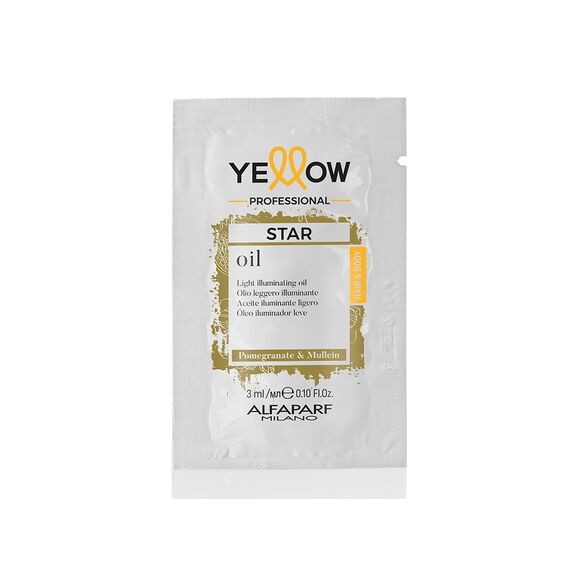 YELLOW Star Light Illuminating Oil Олійка для блиску волосся (саше), 3 мл, image 