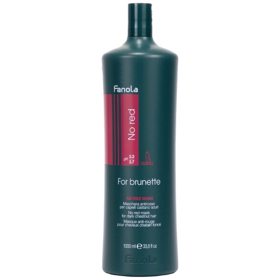 FANOLA No Red Mask Античервона маска для брюнеток, 1000 мл, Об'єм: 1000 мл, image 