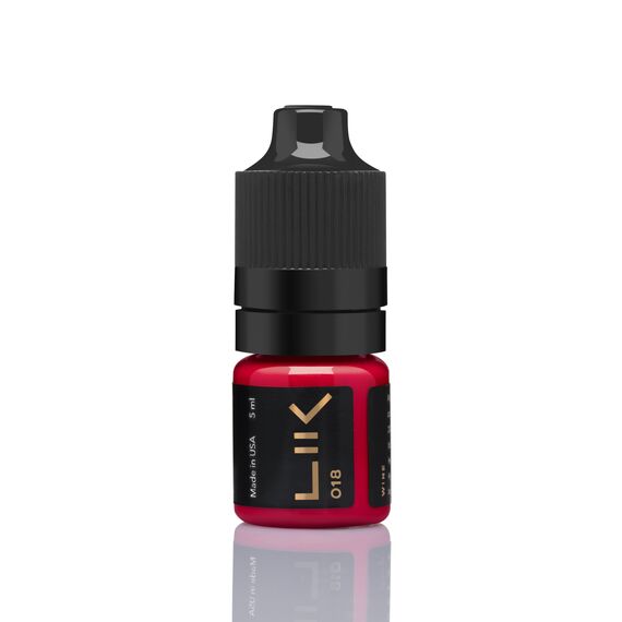 LIK Lips 018 Wine Пігмент для перманентного макіяжу, 5 мл, Об'єм: 5 мл, Колір: 018 Wine, image 