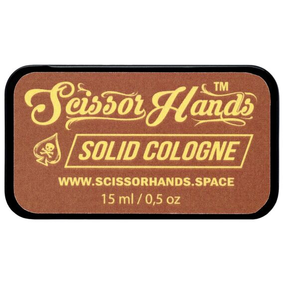 SCISSOR HANDS Solid Cologne Brown Твердий одеколон, 15 мл, image 
