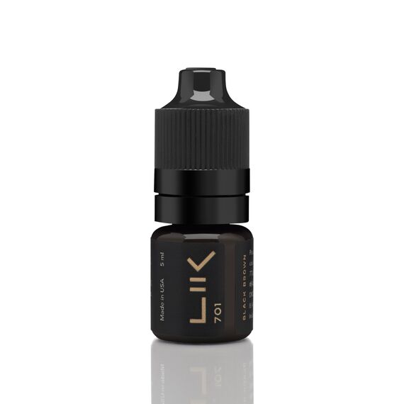 LIK Brows 701 Black Brown Пігмент для перманентного макіяжу, 5 мл, Об'єм: 5 мл, image 