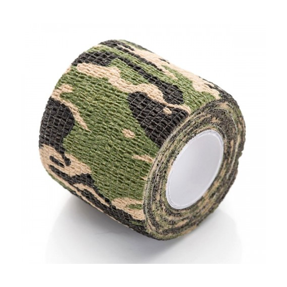 Бинт бандажний еластичний 4.5 см х 5 м, камуфляж зелений, image 