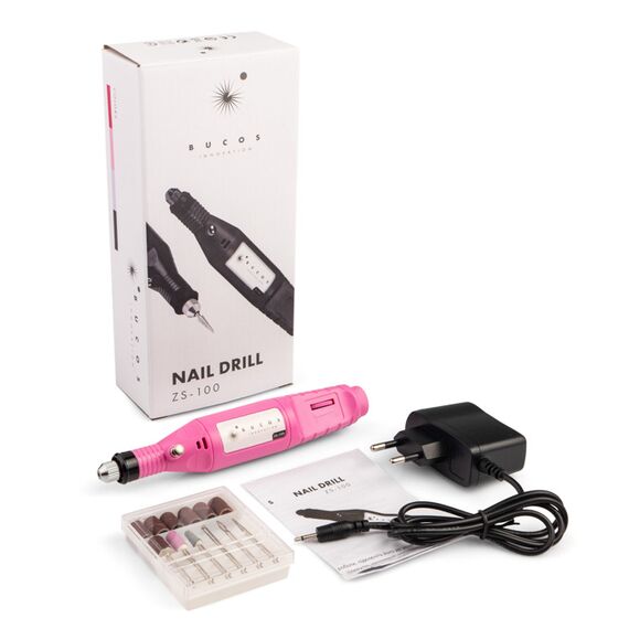 BUCOS Фрезер-ручка ZS-100 20000 об/хв PASTEL PINK, 9W, Колір: Рожевий, image _ab__is.image_number.default