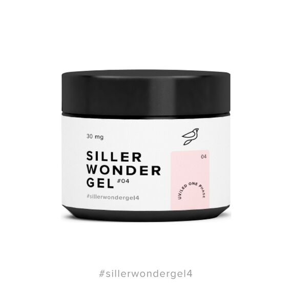 SILLER Wonder Gel №004, 30 мл, Об'єм: 30 мл, Колір: Рожево-бежевий, image 