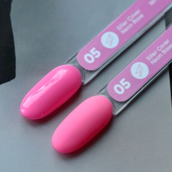 SILLER Neon Base Камуфлююча база №5 (рожевий), 8 мл, Відтінок: 005, Об'єм: 8 мл, image _ab__is.image_number.default