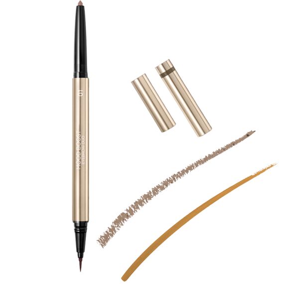 KIKO Mood Boost Eyebrow Duo 01 Light Blonde Двосторонній олівець-маркер для брів, Колір: 01 Light Blonde, image 