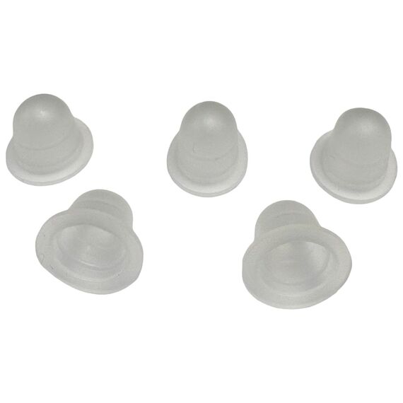 Ковпачки (капси) під пігмент силіконові великі, 5 шт, image 