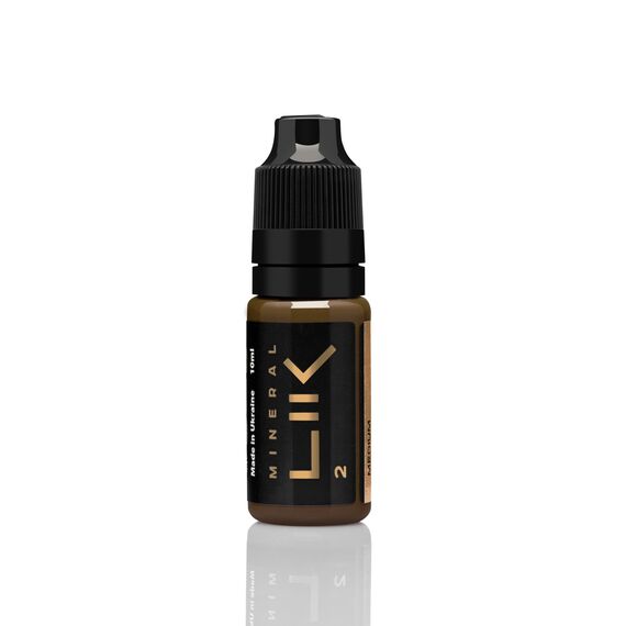 LIK Mineral Brows 02 Medium Пігмент для перманентного макіяжу, 10 мл, Об'єм: 10 мл, image 