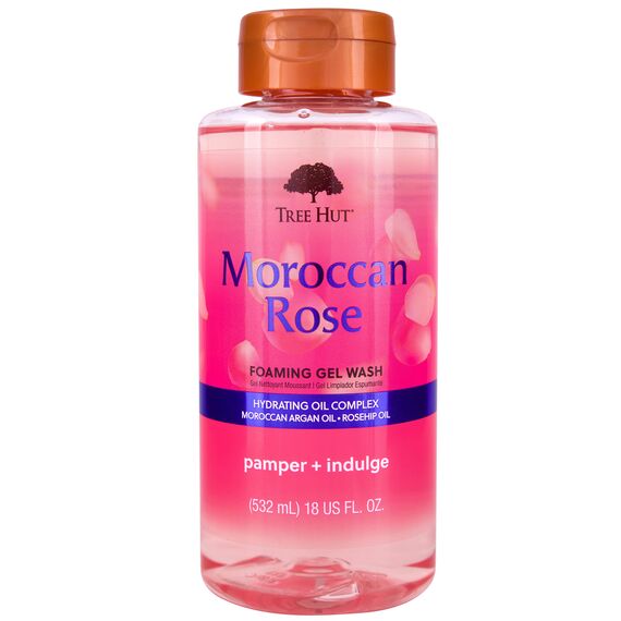 TREE HUT Foaming Gel Wash Гель для душу Moroccan Rose, 532 мл, Об'єм: 532 мл, Аромат: Moroccan Rose, image 