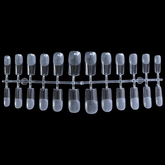 EDLEN New Formula Гелеві тіпси для нарощування Square (квадрат), 24 шт, Кількість: 24 шт, Форма: Квадрат, image 