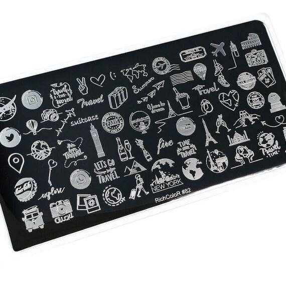 RICHCOLOR Пластина для стемпінгу - 082, №: 082, image 