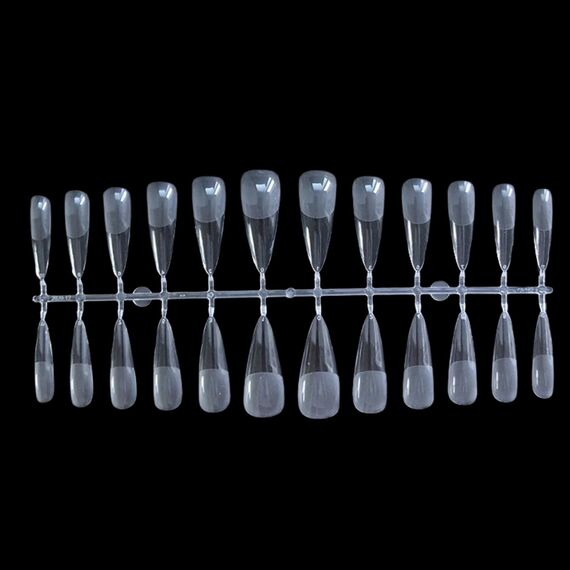 EDLEN New Formula Гелеві тіпси для нарощування Stiletto (стилети), 24 шт, Кількість: 24 шт, Форма: Стилет, image 