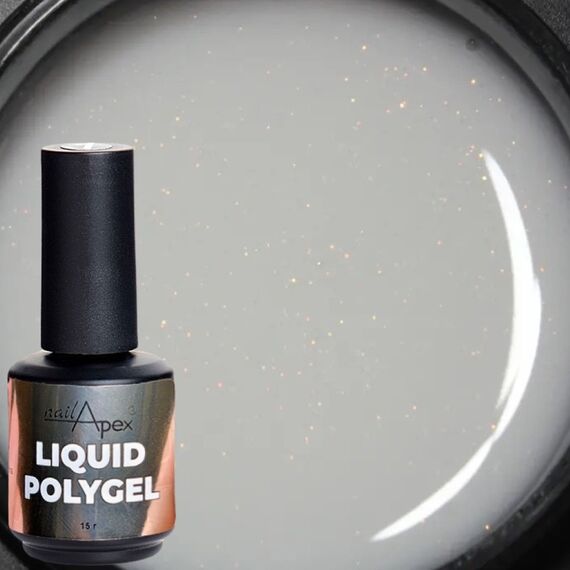 NailApex Рідкий полігель Liquid Polygel №4, 15 мл, Об'єм: 15 мл, Колір: №04, image 
