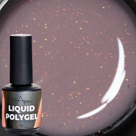 NailApex Рідкий полігель Liquid Polygel №6, 15 мл, Об'єм: 15 мл, Колір: №06, image 