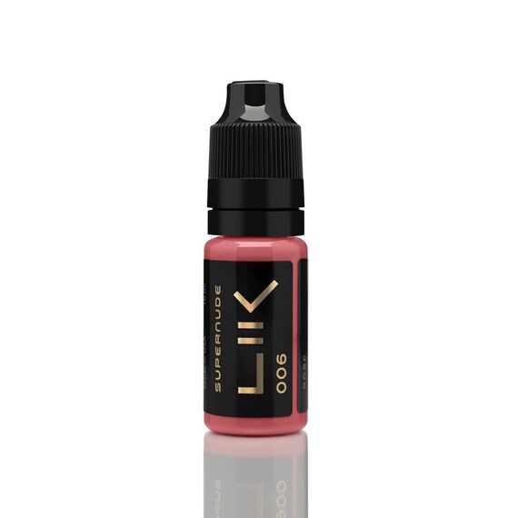 LIK Lips 006 Rose Lips Пігмент для перманентного макіяжу, 10 мл, Об'єм: 10 мл, Колір: 006 Rose Lips, image 