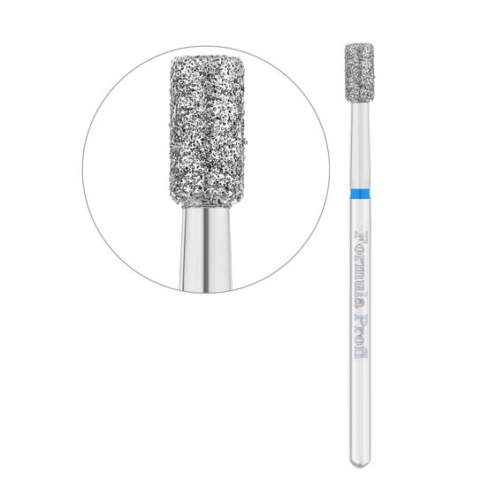 FORMULA PROFI Фреза алмазна циліндр синій діаметр 3,3 мм, Колір : Синій, Діаметр: 3,3 мм, image 