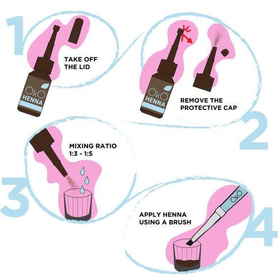 OKO Хна для брів 04 Black, 5 г, Об'єм: 5 г, Колір: Black, image _ab__is.image_number.default