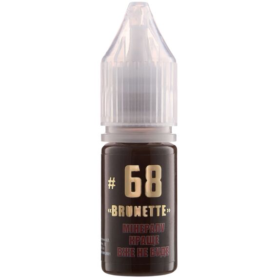 THE MINERAL Concentrate Пігмент для перманентного макіяжу брів #68 Brunette, 11 мл, Об'єм: 11 мл, Колір: 68 Brunette, image 