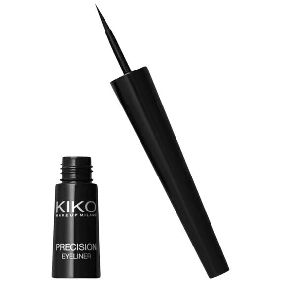 KIKO Precision Eyeliner Чорна рідка підводка для очей, 2,5 мл, image 