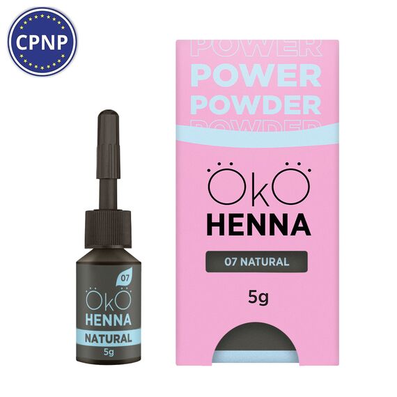 OKO Хна для брів 07 Natural, 5 г, Об'єм: 5 г, Колір: Natural, image 