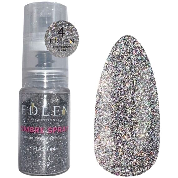 EDLEN Ombre Spray Flash №04 Пудра для омбре-ефекту світловідбиваюча, 7.5 г, Колір: 004, image 