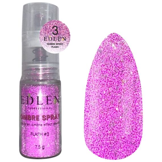 EDLEN Ombre Spray Flash №03 Пудра для омбре-ефекту світловідбиваюча, 7.5 г, Колір: 003, image 