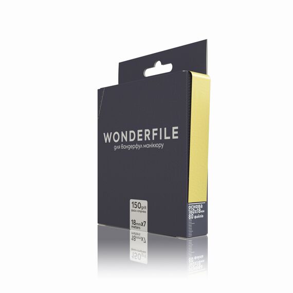 WONDERFILE In Black Файл-стрічка для основи 160х18 мм, 150 грит (7 метрів), Абразивність: 150 грит, Кількість: 7 м, image _ab__is.image_number.default