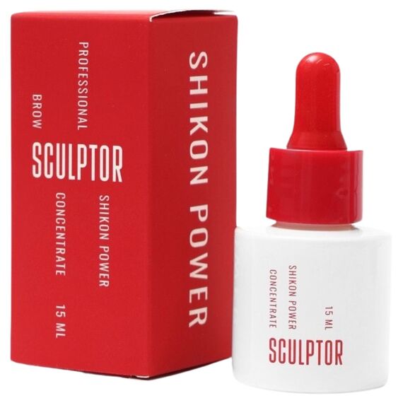 SCULPTOR Засіб для догляду за бровами CONCENTRATE SHIKON POWER, 15 мл, image 