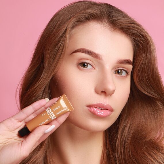 SCULPTOR Гель фарба для брів LIGHT BROWN Світло коричнева, 15 мл, image _ab__is.image_number.default