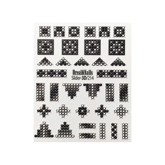 Dream Nails 3D Слайдер для нігтів 3D-214, image 