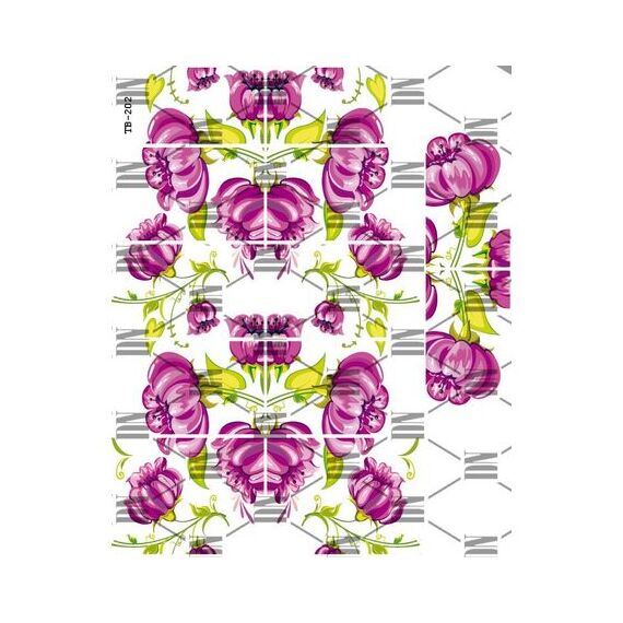 Dream Nails Слайдер-дизайн для нігтів TB-202, image 