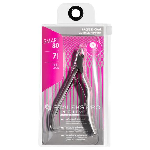 STALEKS PRO Smart 80 Кусачки для шкіри 7 мм - NS-80-7, Довжина ріжучої частини: 7 ± 1 мм, image _ab__is.image_number.default
