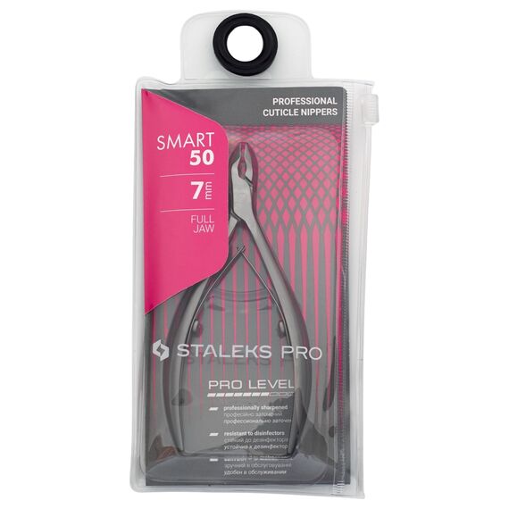 STALEKS PRO Smart 50 Кусачки для шкіри 7 мм - NS-50-7, Довжина ріжучої частини: 7 ± 1 мм, image _ab__is.image_number.default