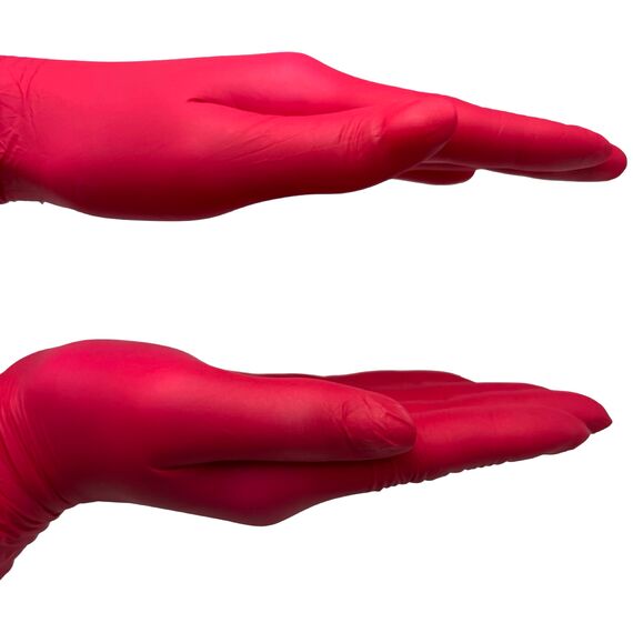 SAFE TOUCH Premium Рукавички нітрилові RED (М), 1 пара, Розмір: M, Кількість: 1 пара, Колір: RED, image _ab__is.image_number.default