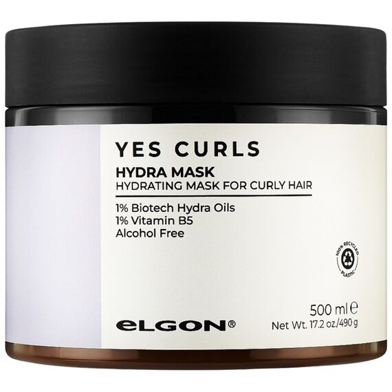 ELGON Yes Curls Hydra Mask Маска для зволоження кучерявого волосся, 500 мл, Об'єм: 500 мл, image 