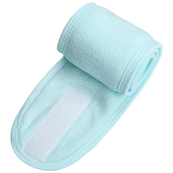 BonBon Махрова пов'язка для волосся на липучці (бірюзова), image 