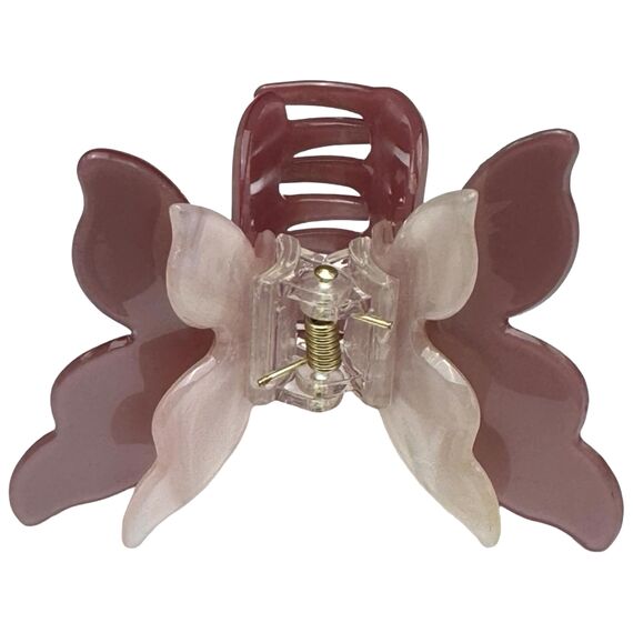 Краб для волосся середній метелик перламутровий №6, 1 шт, image _ab__is.image_number.default