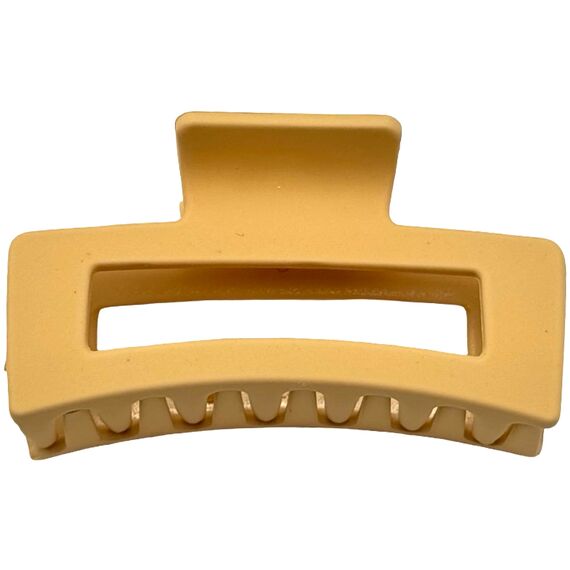 Краб для волосся середній матовий прямокутний колір в асортименті, 1 шт, image 