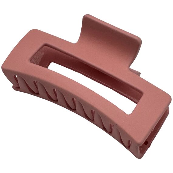 Краб для волосся середній матовий прямокутний колір в асортименті, 1 шт, image _ab__is.image_number.default